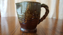 Load image into Gallery viewer, Pottery/Ceramic Pitcher Green, Gold and Tan Collection