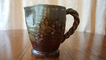 Load image into Gallery viewer, Pottery/Ceramic Pitcher Green, Gold and Tan Collection
