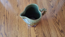 Load image into Gallery viewer, Pottery/Ceramic Pitcher Green, Gold and Tan Collection
